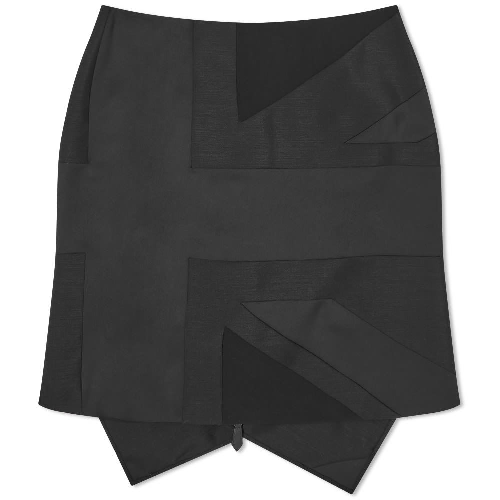 Burberry Intarsia Union Jack Skirt Burberry