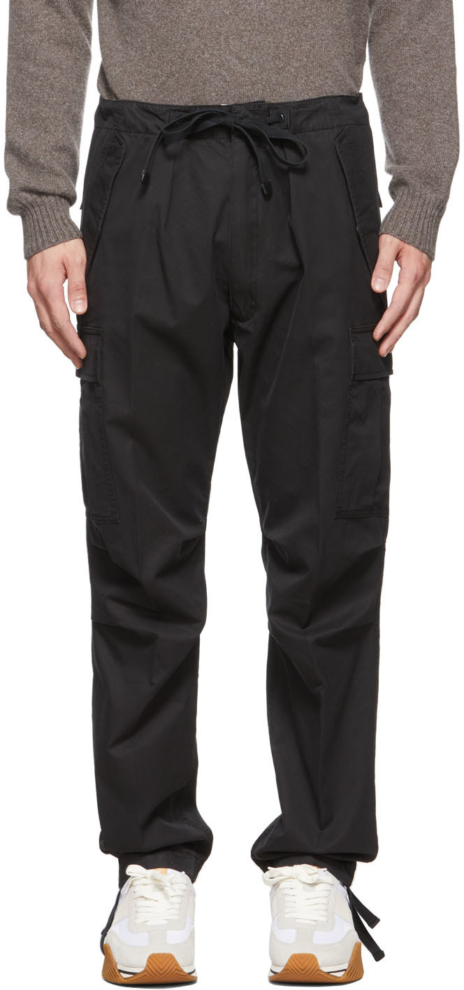 TOM FORD Black Cotton Pants TOM FORD