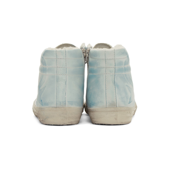 golden goose tan indigo