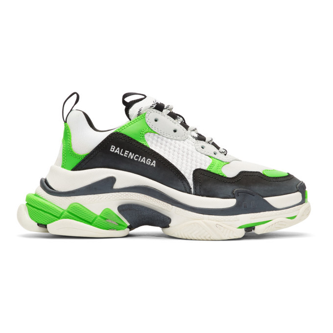 balenciaga green triple s