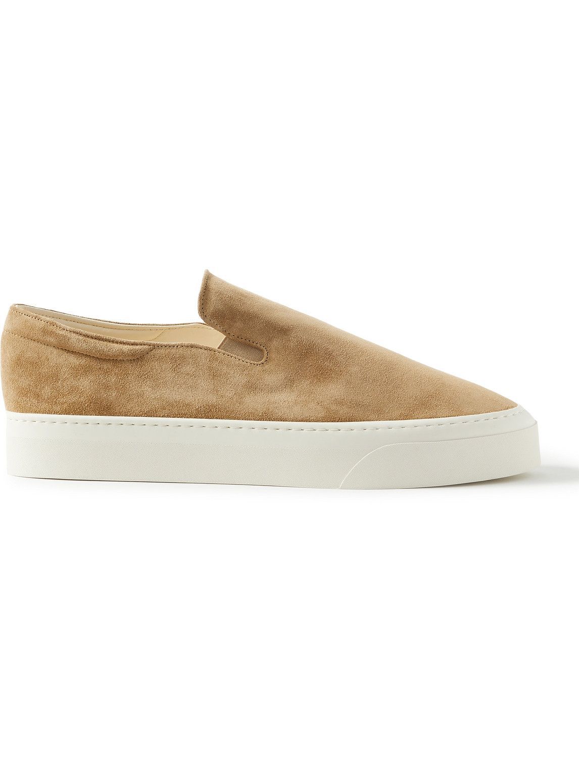 The Row - Dean Suede Slip-On Sneakers - Brown The Row