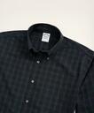 Brooks Brothers Men's Regent Regular-Fit Original Broadcloth Sport Shirt, Black Watch Tartan | Navy/Green