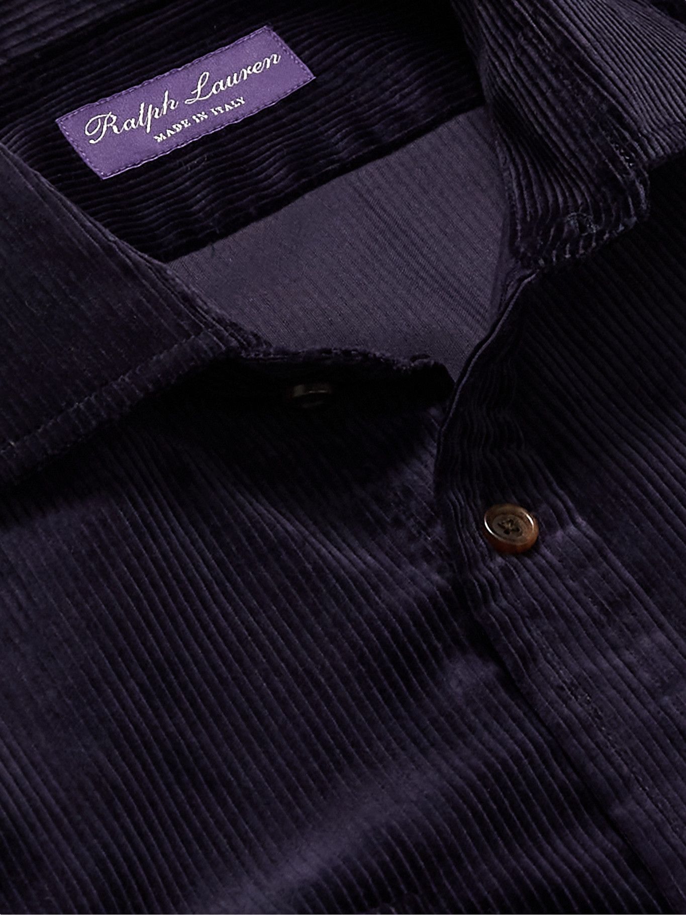Ralph Lauren Purple label - Cotton-Corduroy Shirt - Purple Ralph Lauren  Purple Label