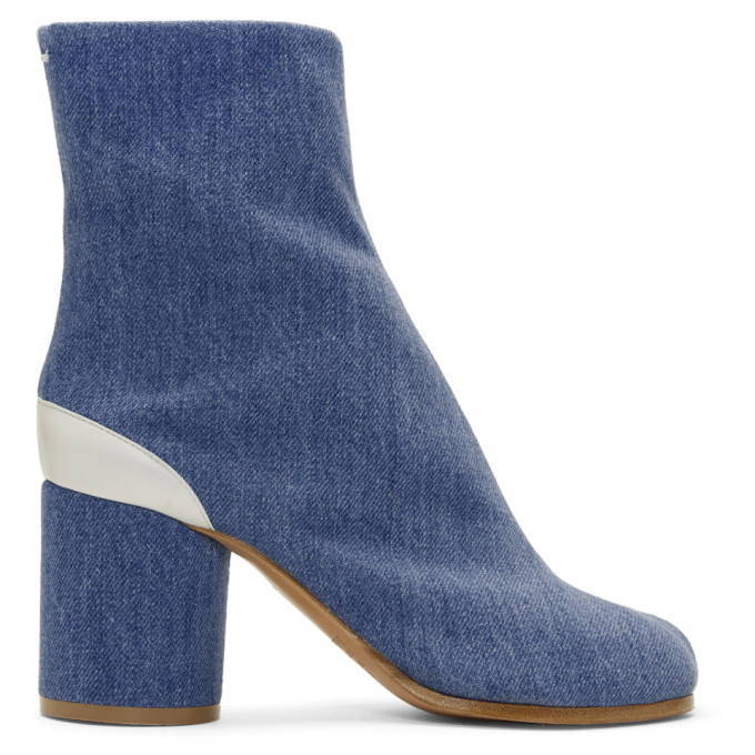 blue dress ankle boots