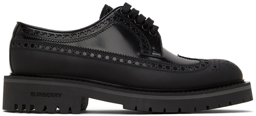 Burberry Black Alexre Brogues Burberry