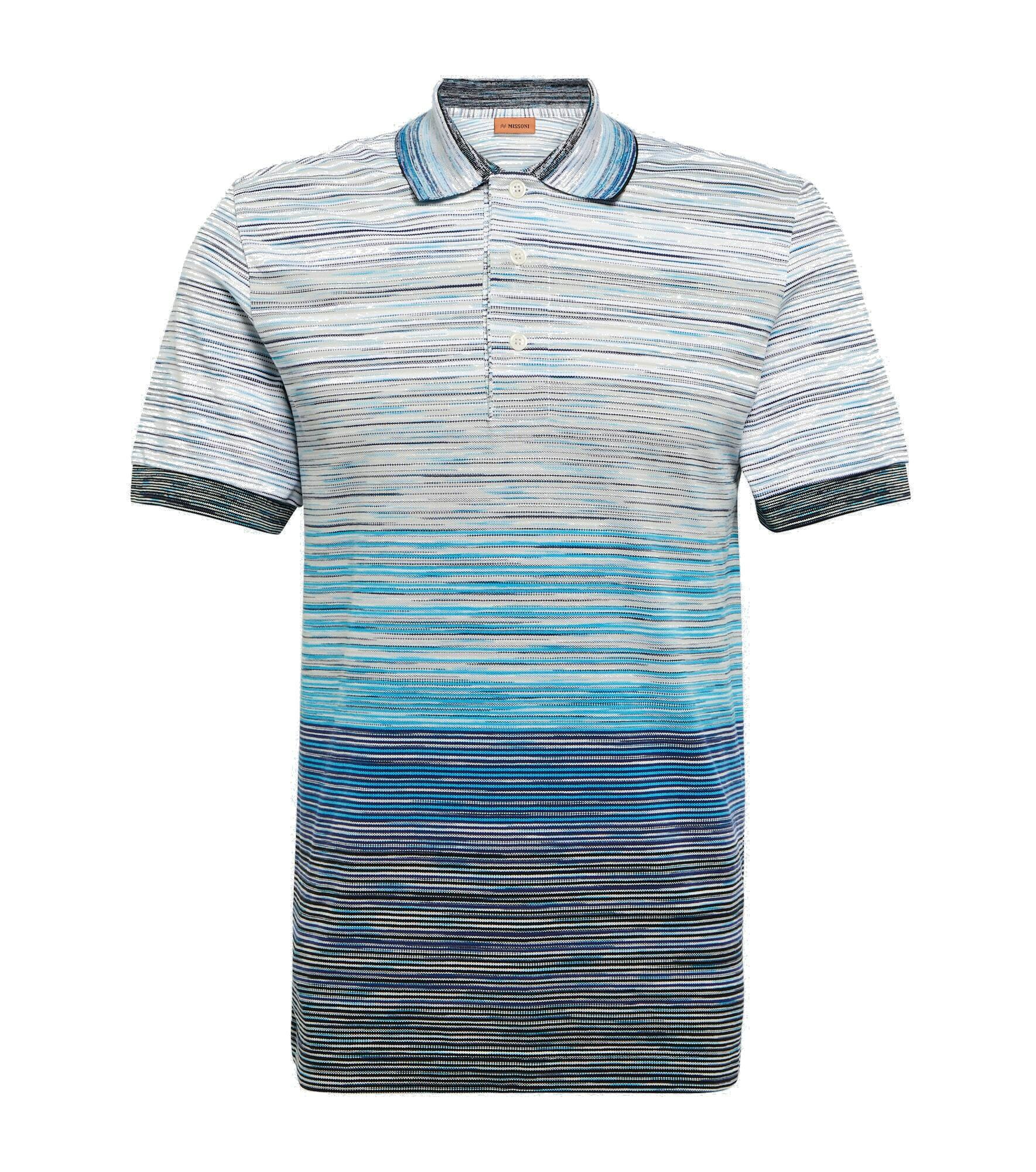 Missoni - Space-dyed cotton jersey polo shirt Missoni