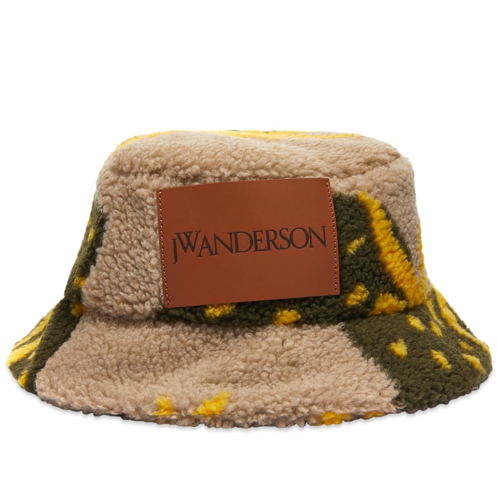 Jw Anderson Asymmetric Fleece Bucket Hat Jw Anderson 9571