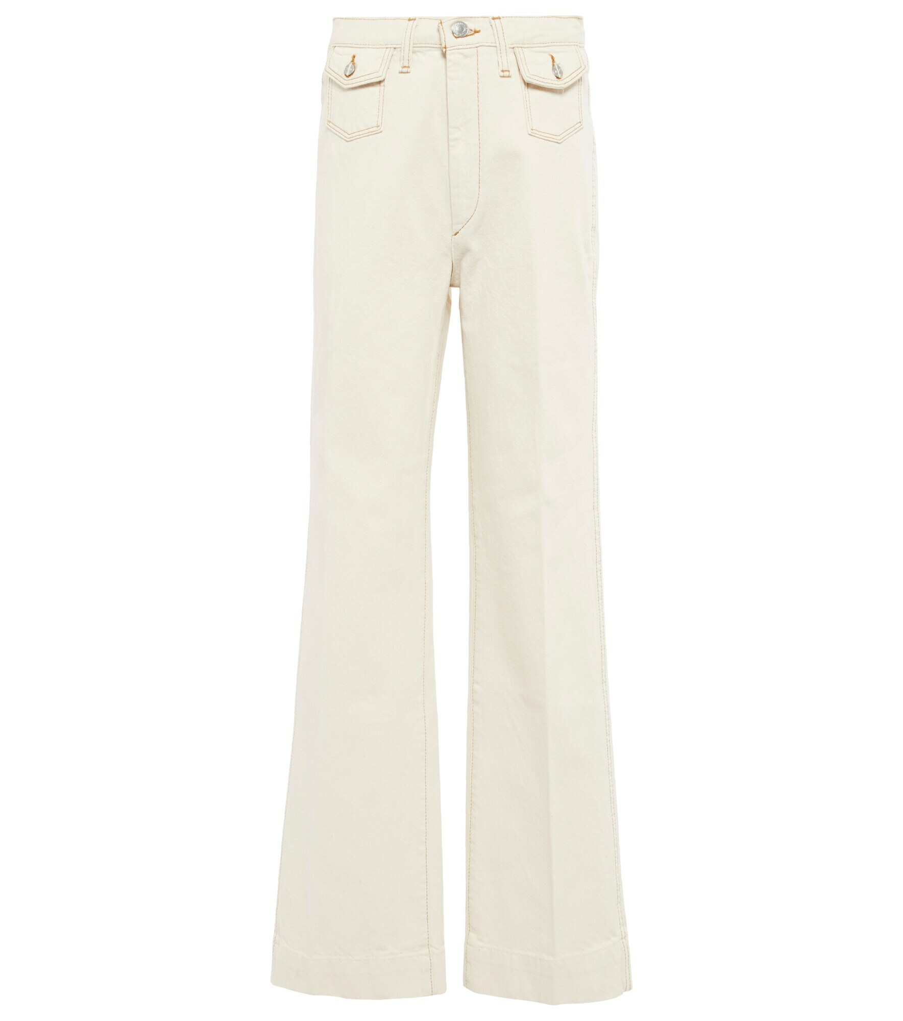 Re/Done - 70s Pocket high-rise wide-leg jeans Re/Done
