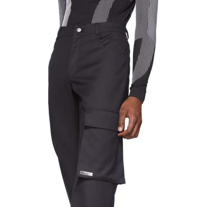 MISBHV Black Logo Cargo Pants MISBHV