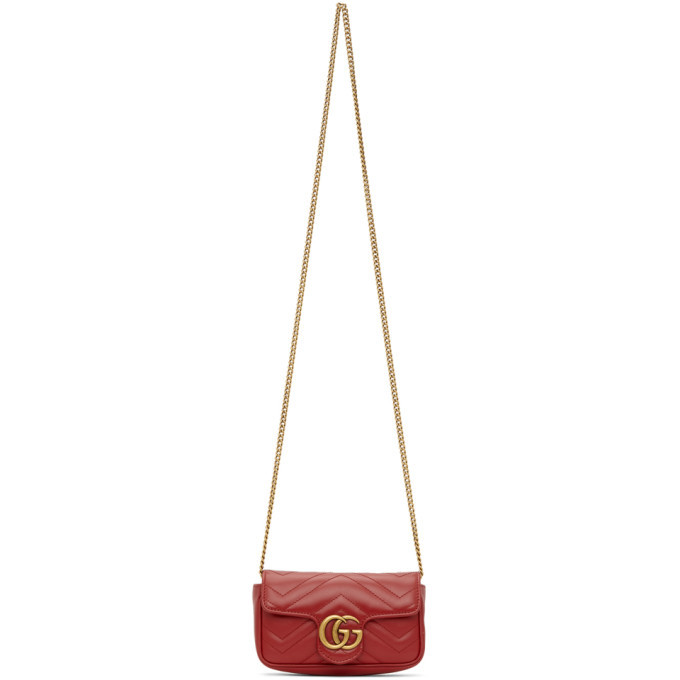 gucci red mini marmont