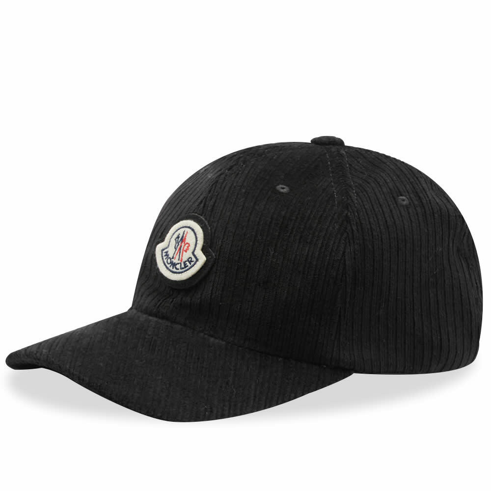 Moncler Men's Cord Logo Baseball Cap in Black Moncler