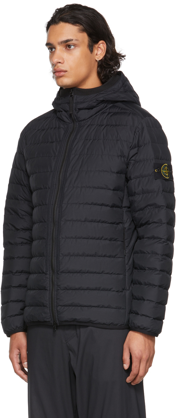 stone island navy puffer jacket