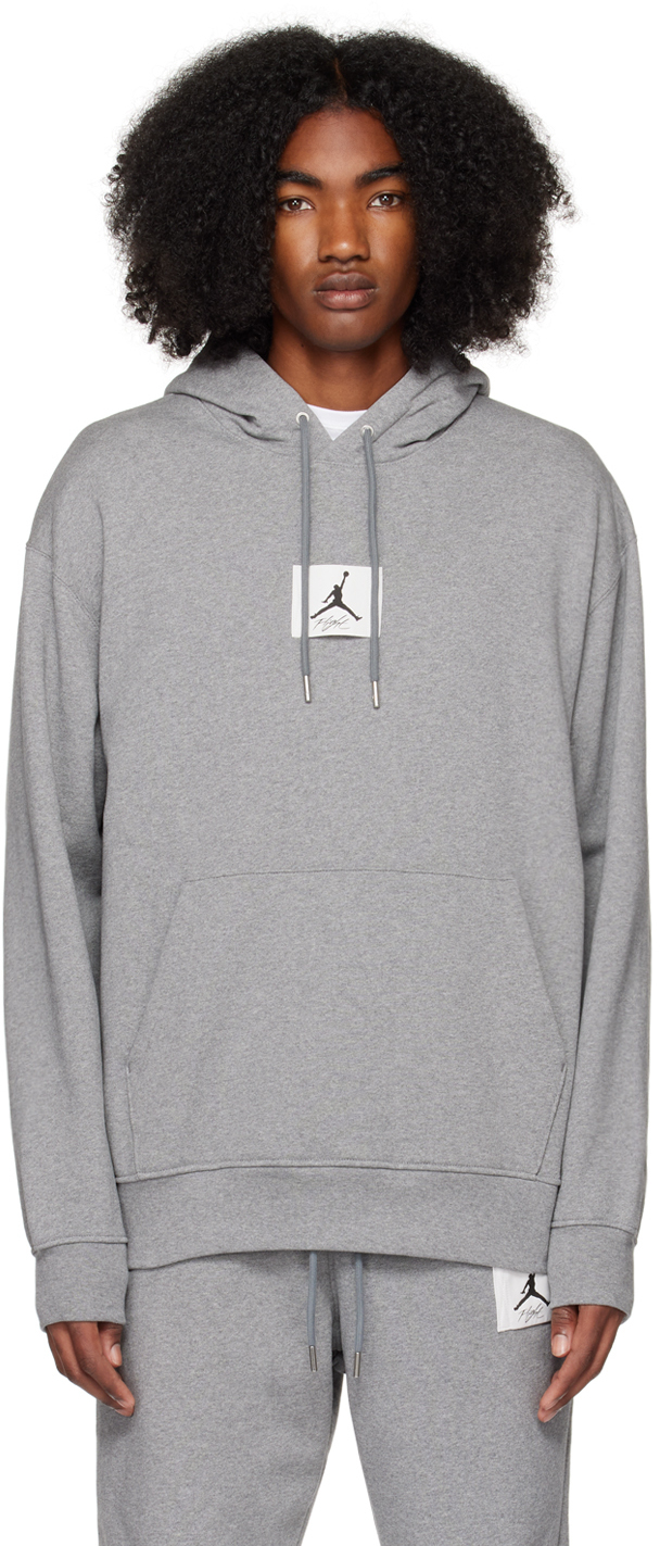Nike Jordan Gray Flight Hoodie Nike Jordan Brand