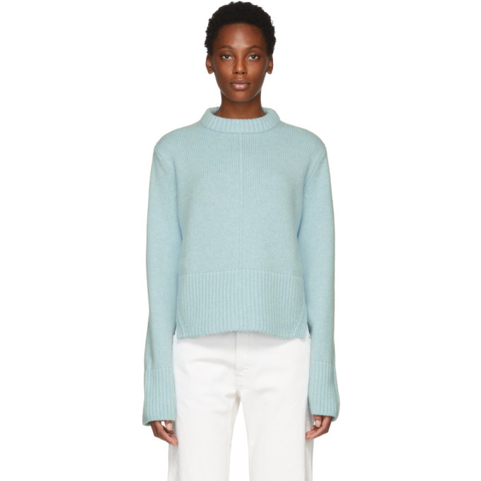 Khaite Blue Cashmere Virginia Sweater Khaite