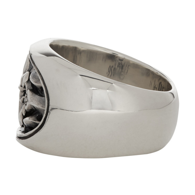 Yohji Yamamoto Silver LilyAnchor Ring Yohji Yamamoto