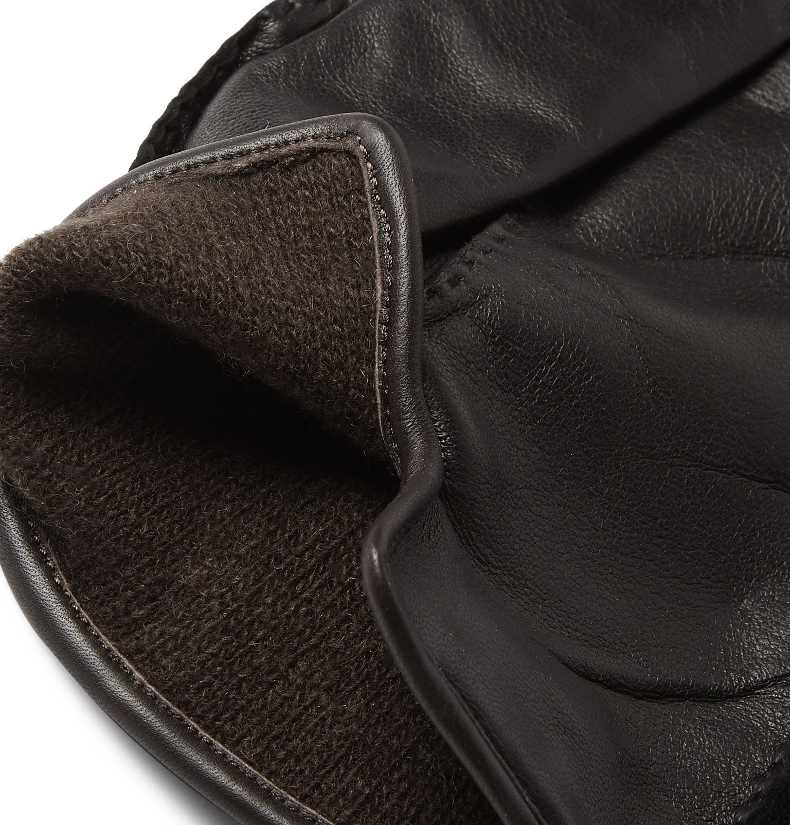 Ermenegildo Zegna - Leather Gloves - Black Ermenegildo Zegna