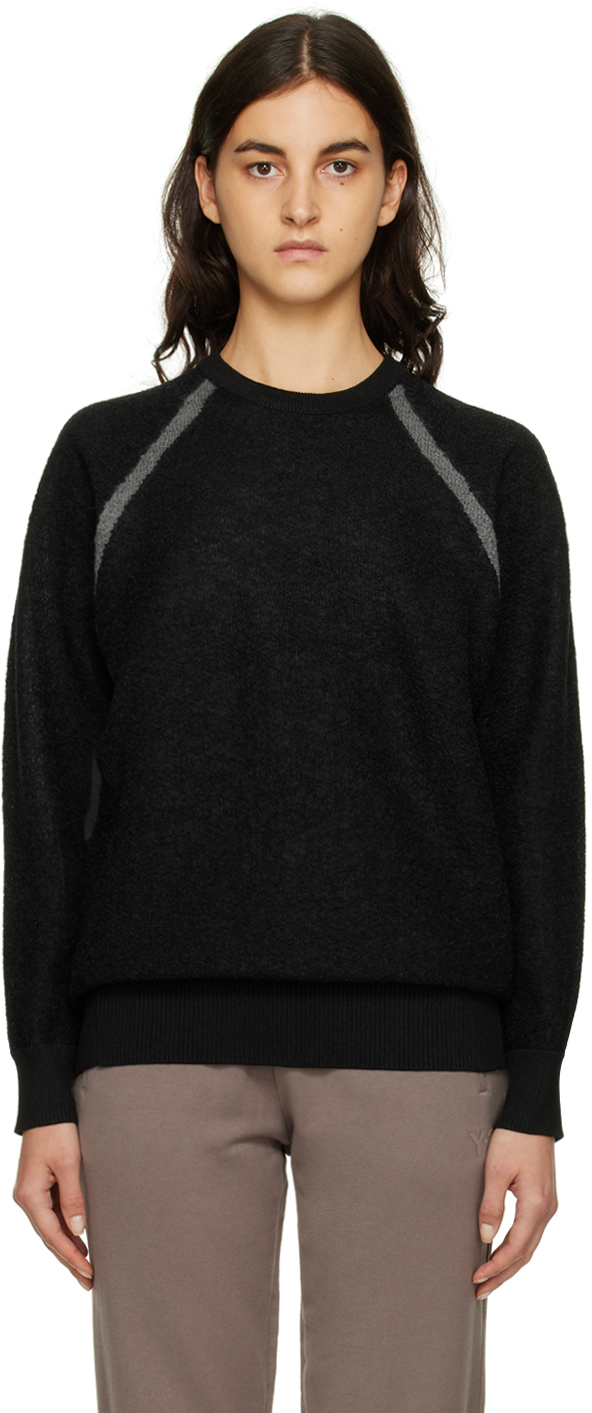 Y-3 Black Classic Sheer Sweater Y-3