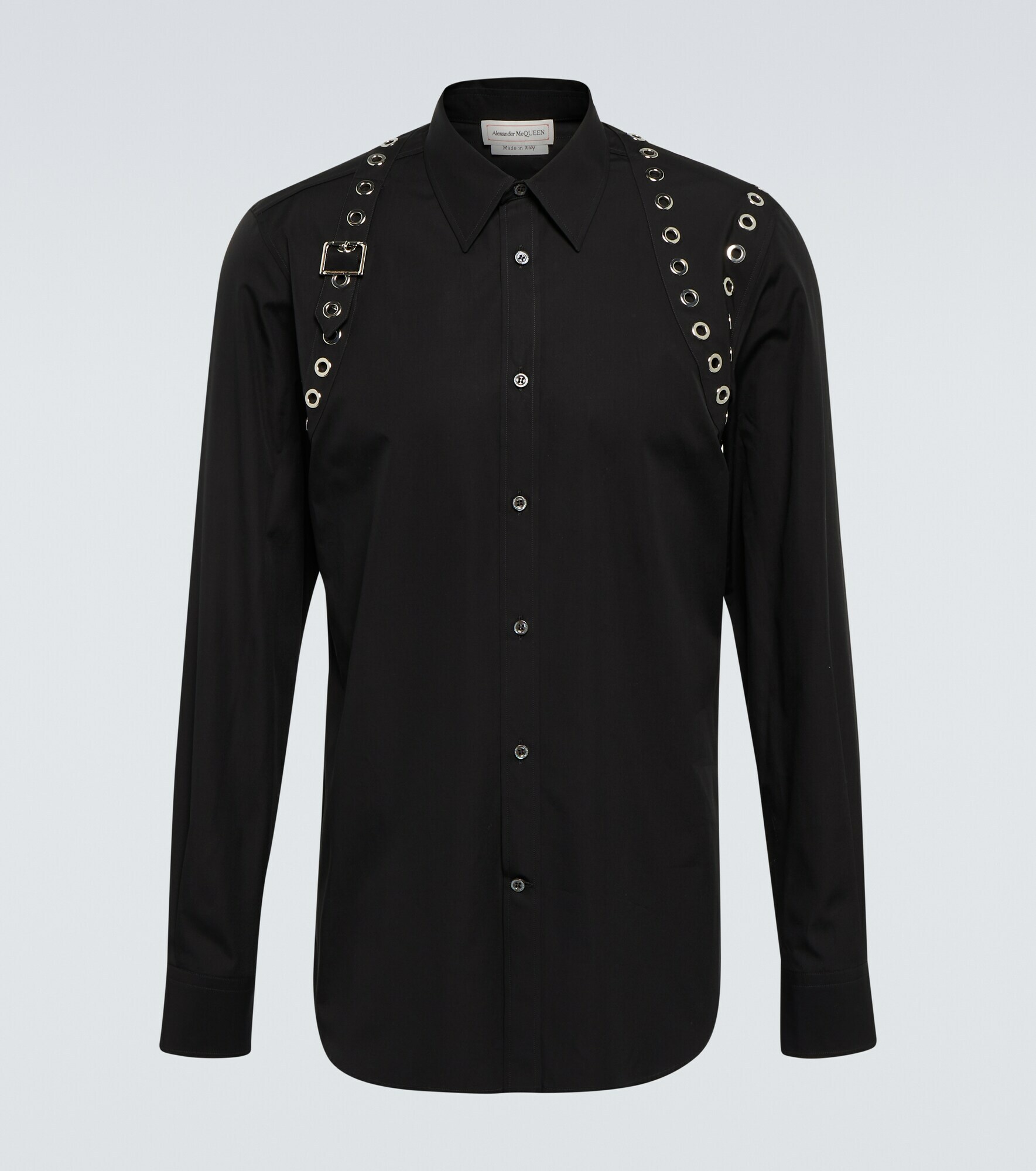 Alexander McQueen Harness poplin shirt Alexander McQueen