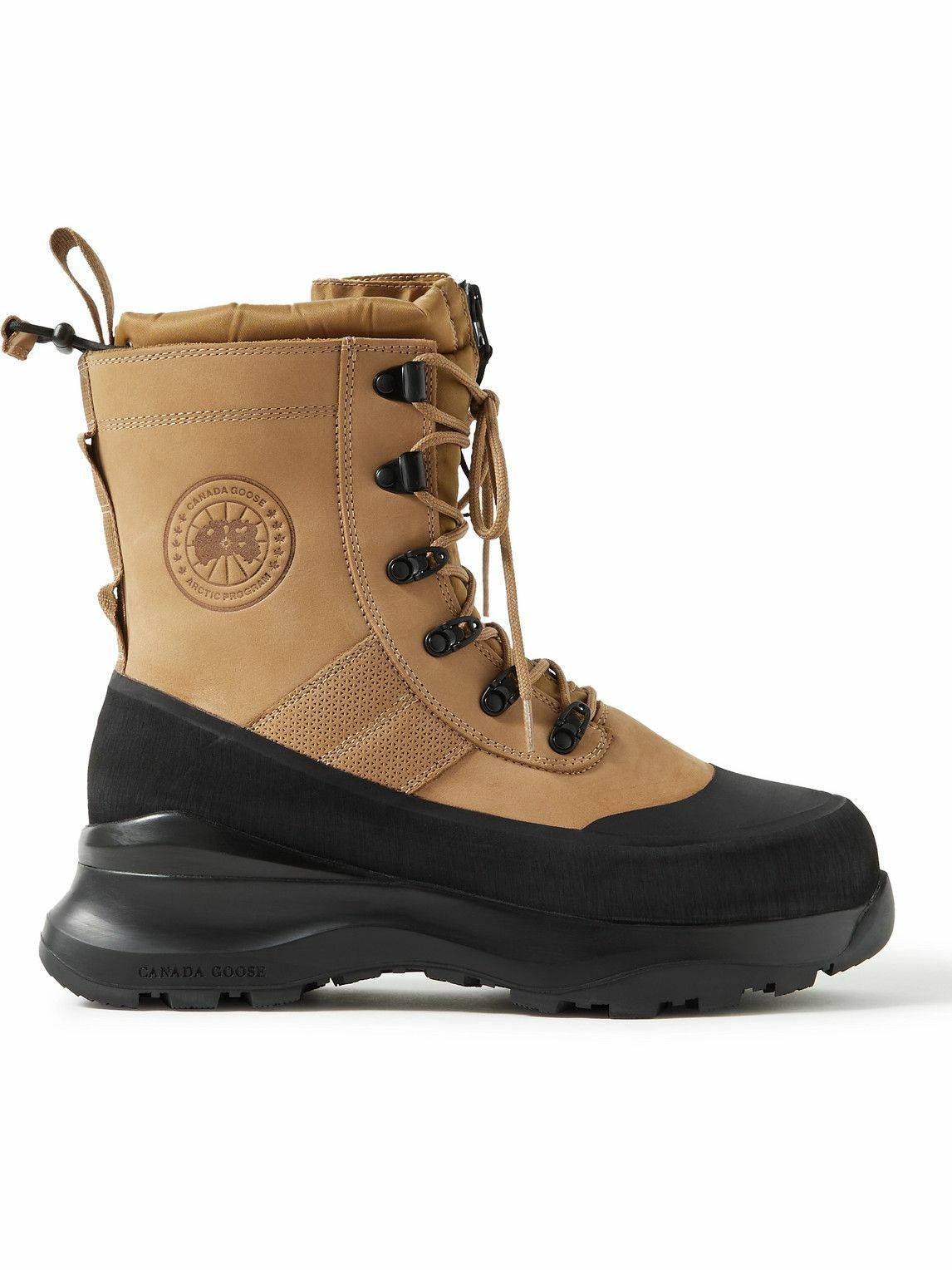 Canada Goose Armstrong RubberTrimmed Nubuck Boots Brown Canada Goose