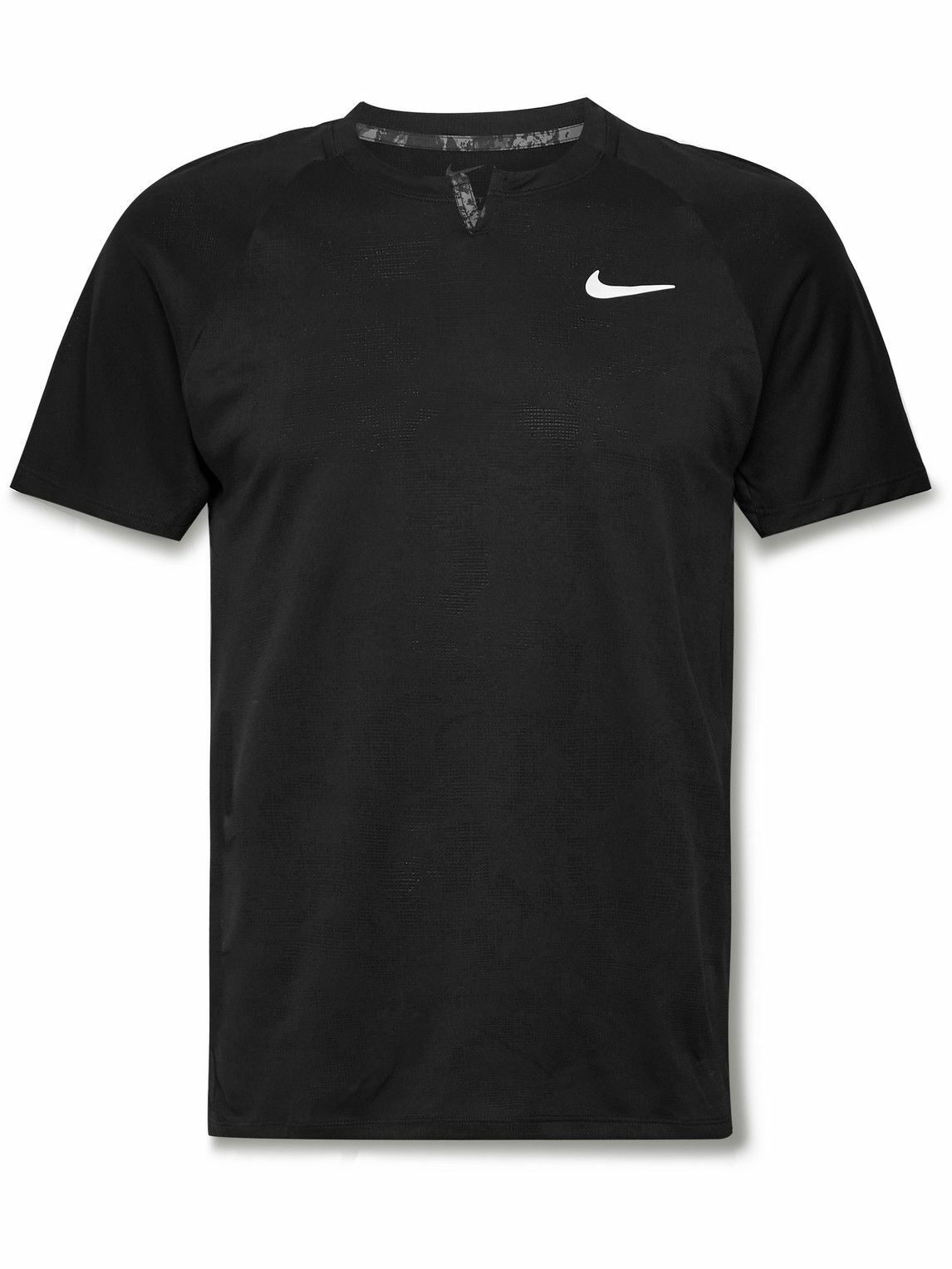 Nike Tennis NikeCourt Slam SlimFit DriFIT Tennis Shirt Black Nike