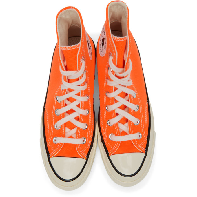 Converse Orange Chuck 70 High Sneakers Converse