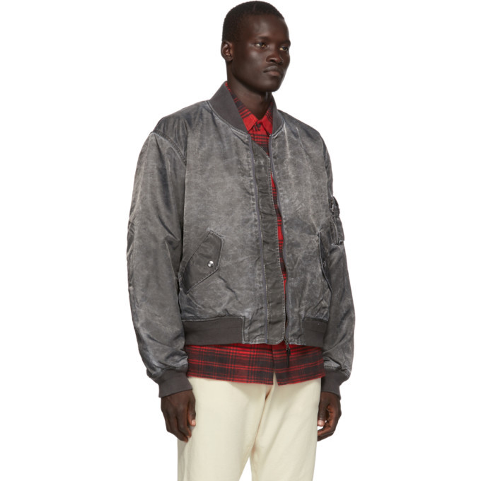 John Elliott Black Nicasio Bogota Bomber Jacket John Elliott