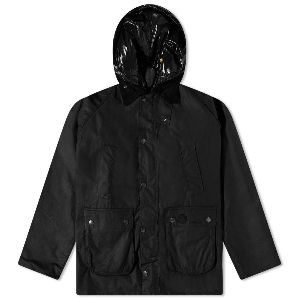 Moncler Men's Genius X Barbour Wight Jacket in Black Moncler