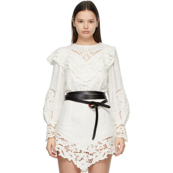 Isabel Marant Black Lonny Wrapping Belt 