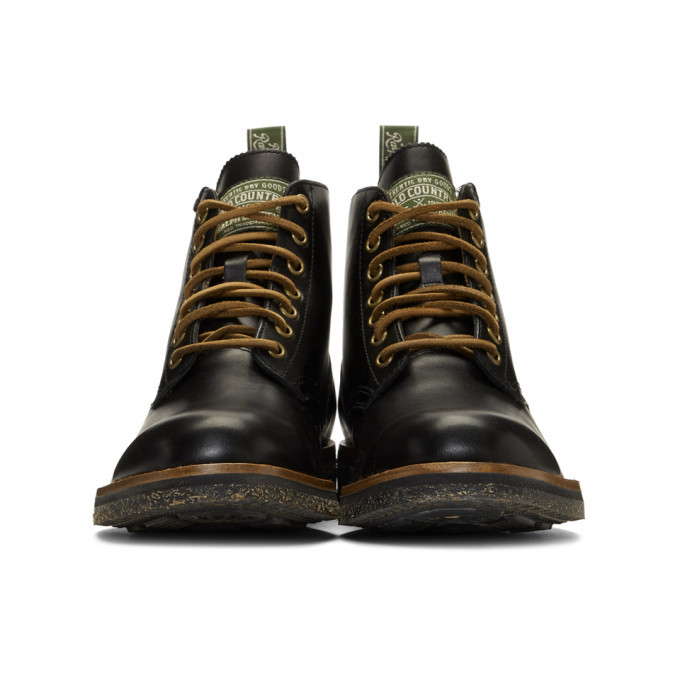 polo ralph lauren black boots