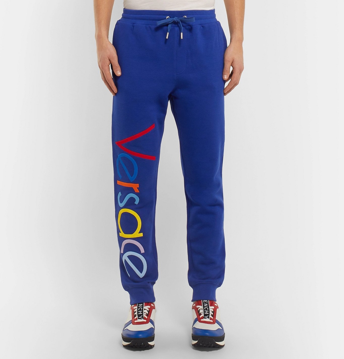blue versace sweatpants