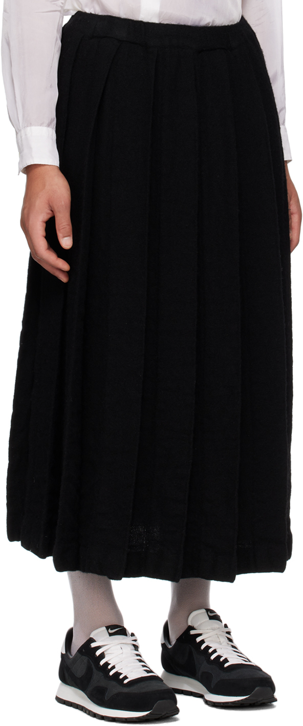 Comme des Garçons Black Black Pleated Skirt Comme des Garcons Black