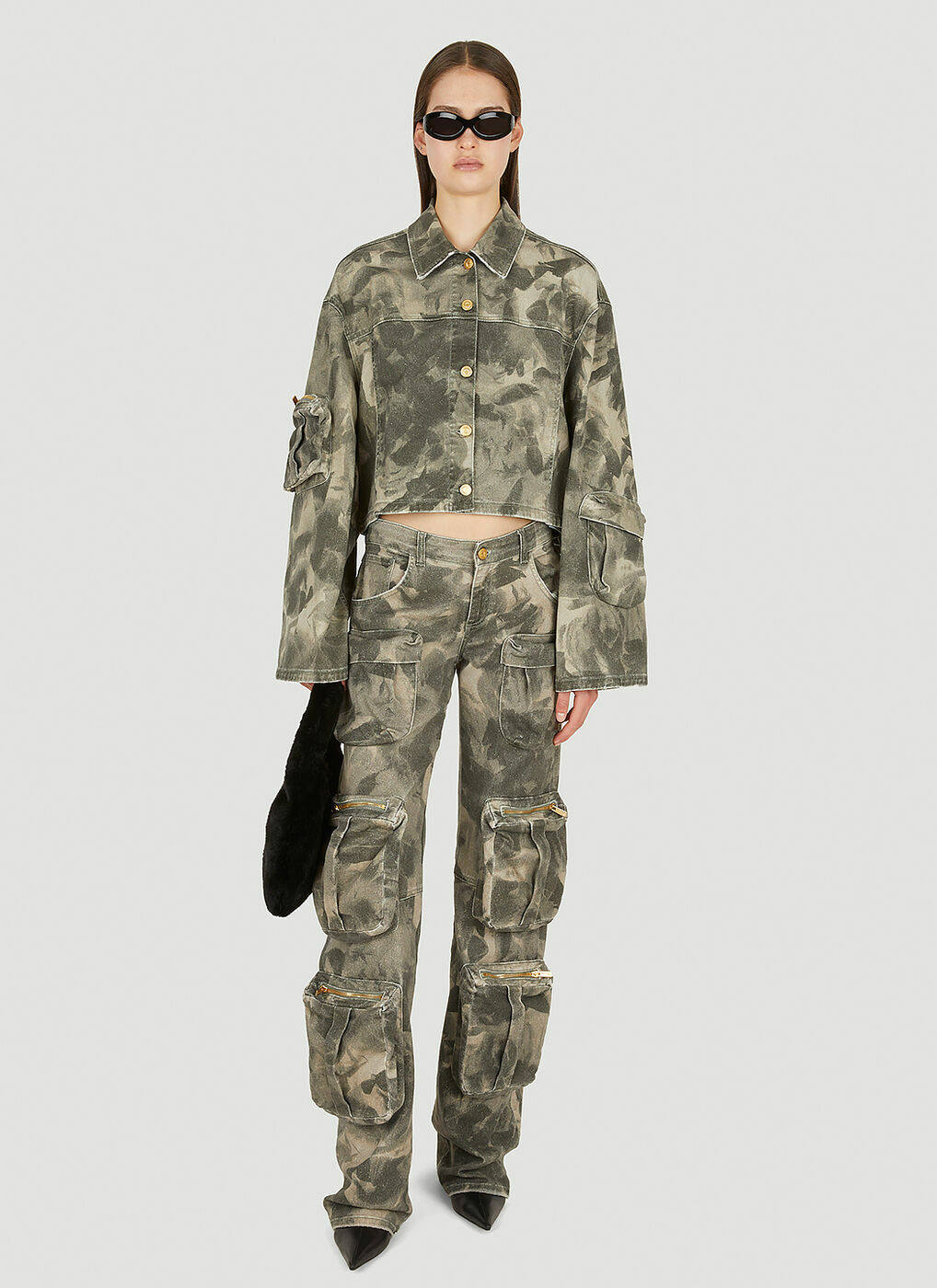 Blumarine - Cargo Pants in Green Blumarine