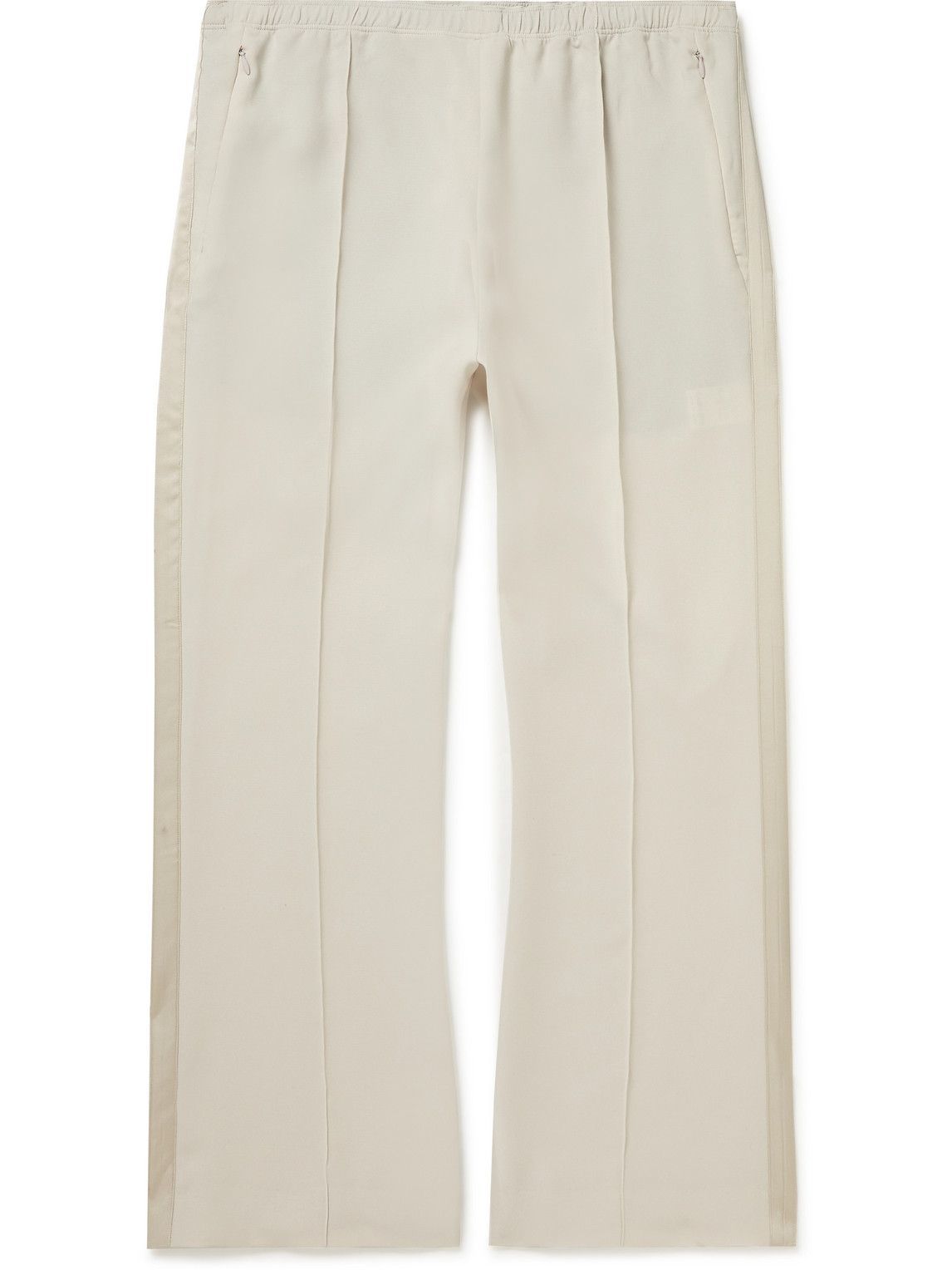 jersey bootcut trousers