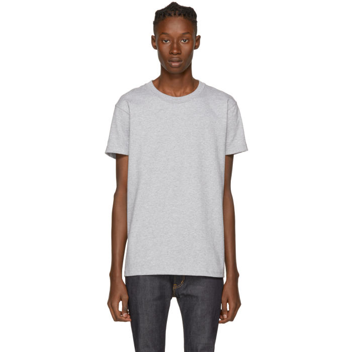 Naked and Famous Denim Grey Ringspun T-Shirt Naked and Famous Denim