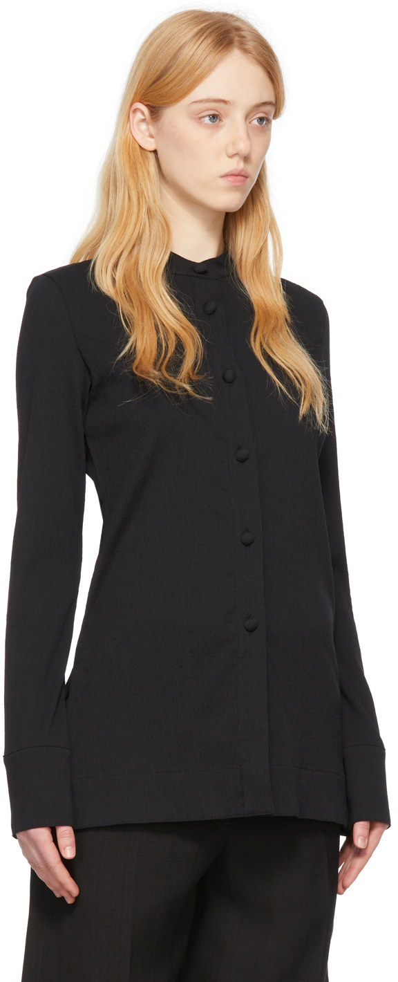 Jil Sander Black Cotton Shirt Jil Sander