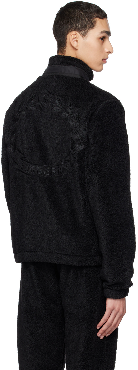 Burberry Black Oak Leaf Crest Jacket Burberry