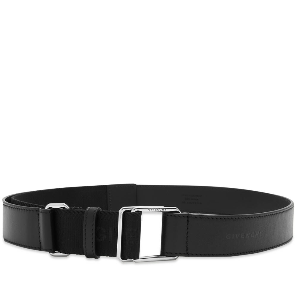 Givenchy Men's Double Buckles Belt in Black Givenchy