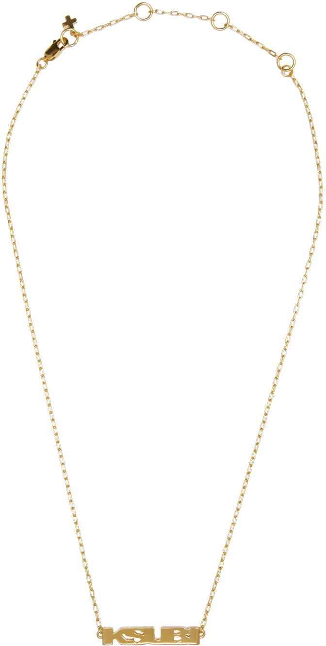 Ksubi Gold Dripps Sott Necklace Ksubi