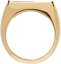 1017 ALYX 9SM Gold Lightercap Signet Ring