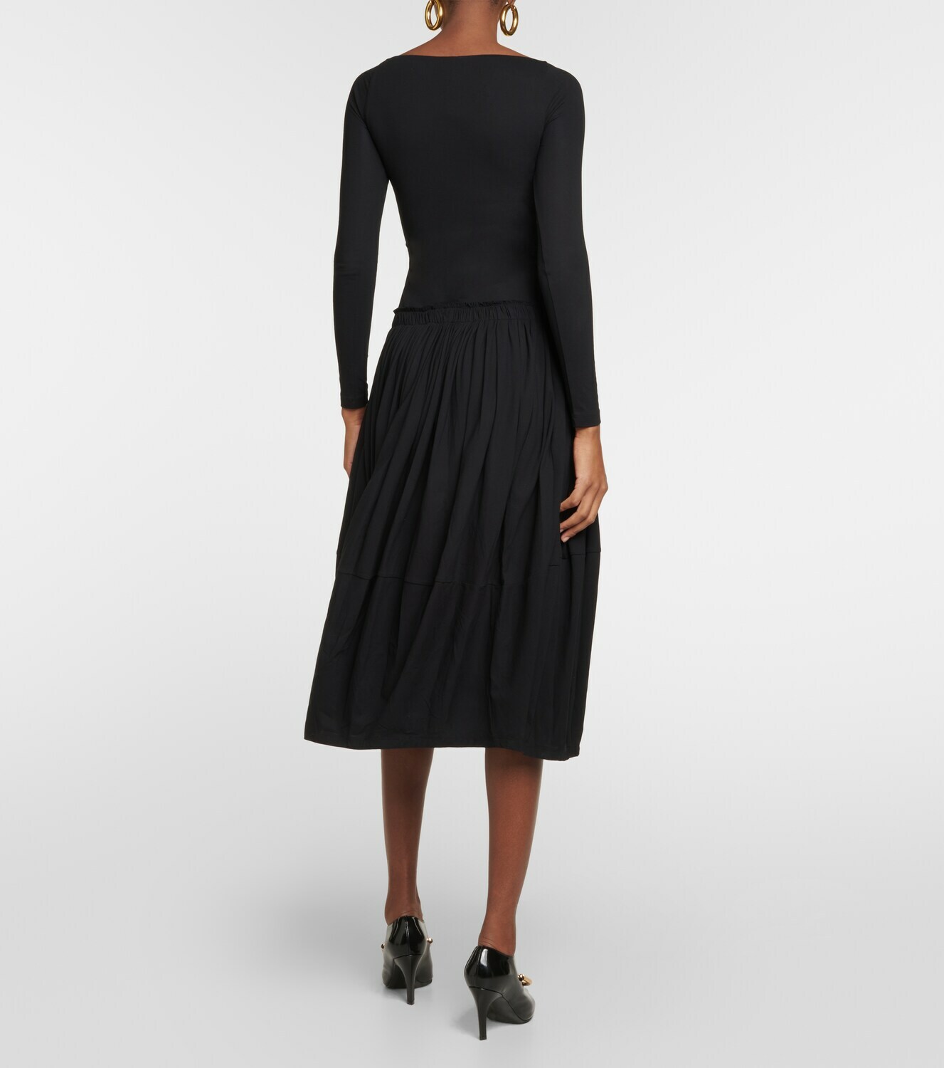 Khaite Cotton jersey midi dress Khaite