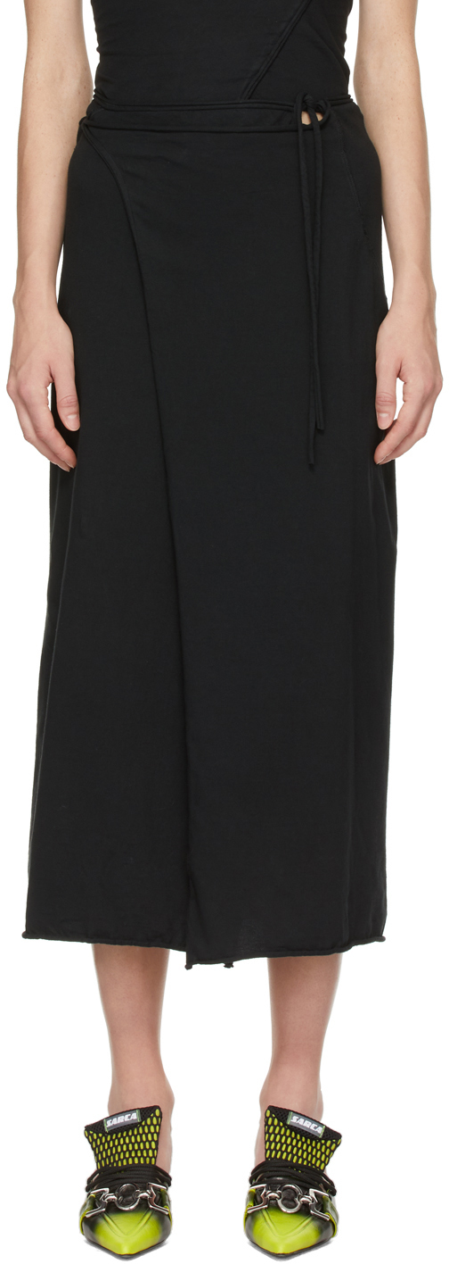 Ottolinger Black Otto Wrap Skirt Ottolinger