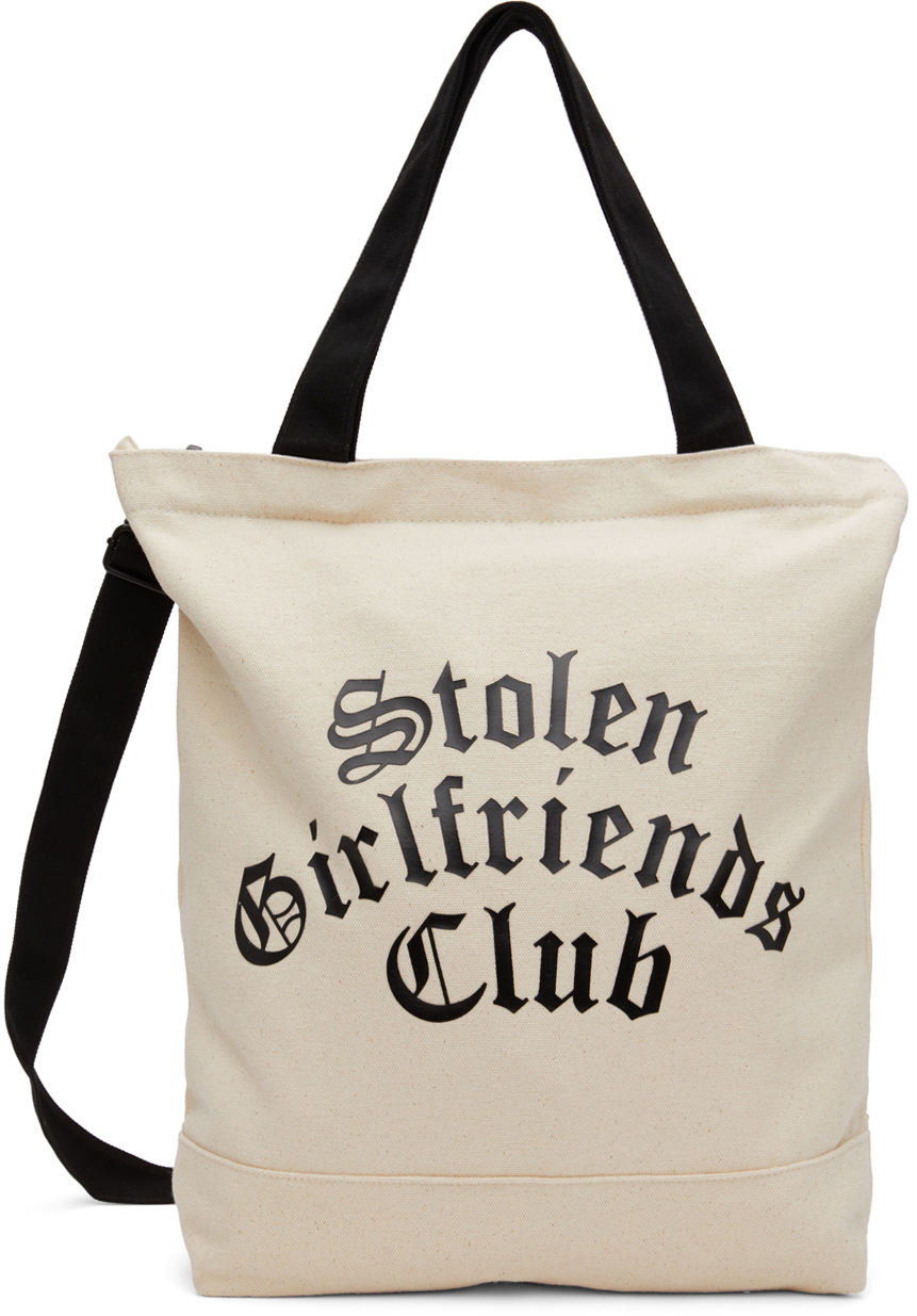 Photo: Stolen Girlfriends Club SSENSE Exclusive Off-White Arch Gothic Tote
