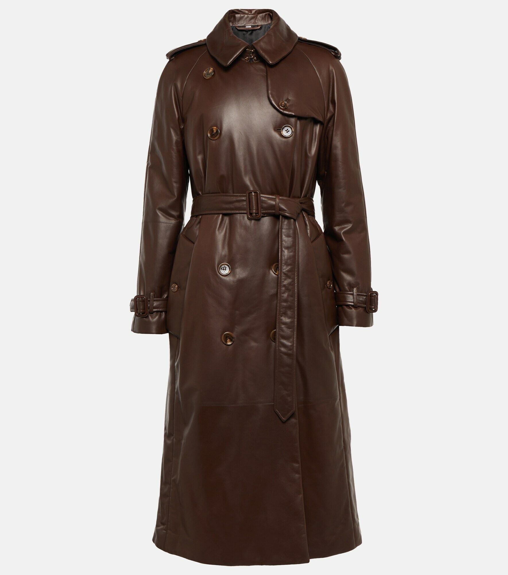 Burberry - Leather trench coat Burberry