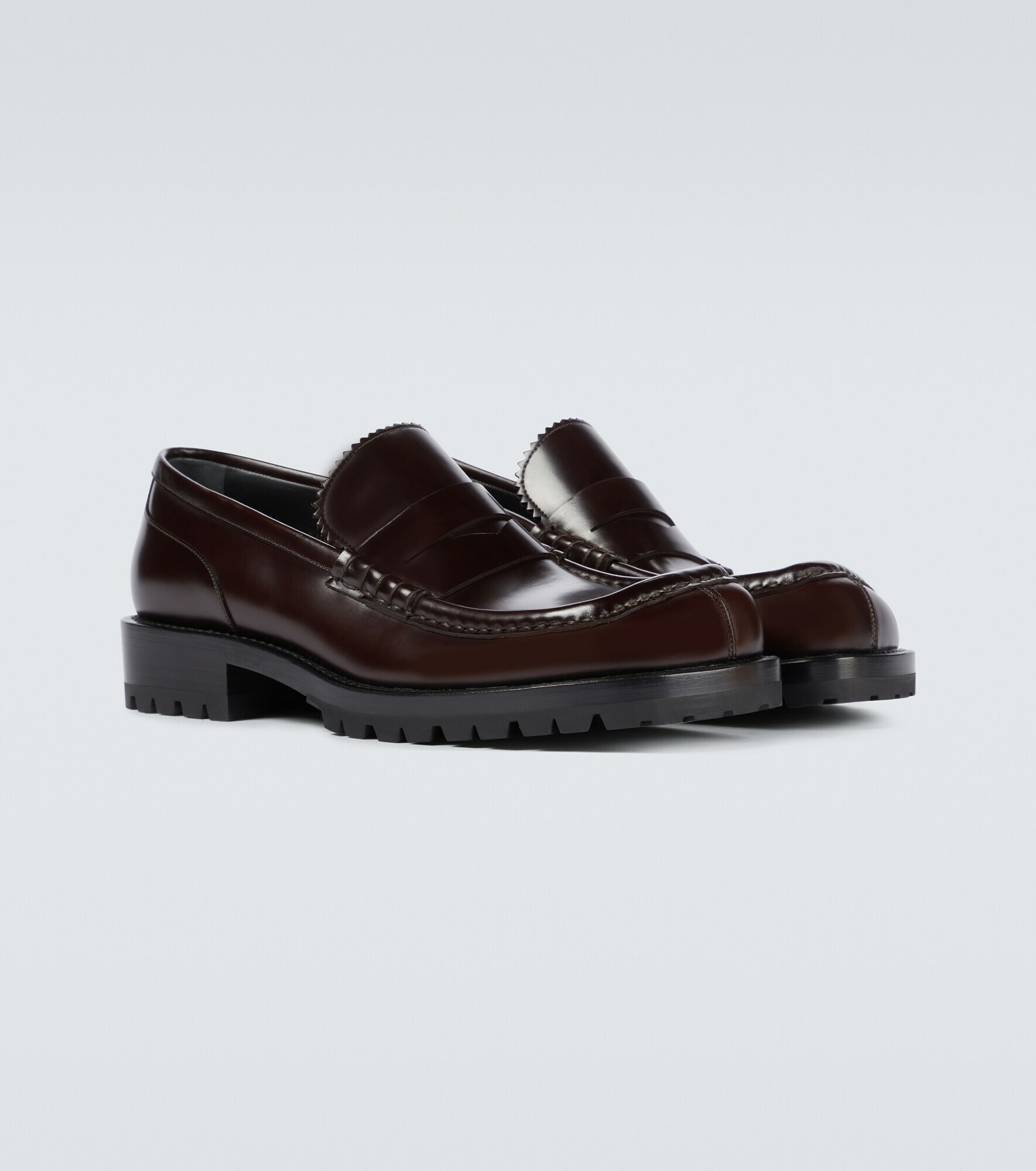 Dries Van Noten - Padded leather shoes Dries Van Noten