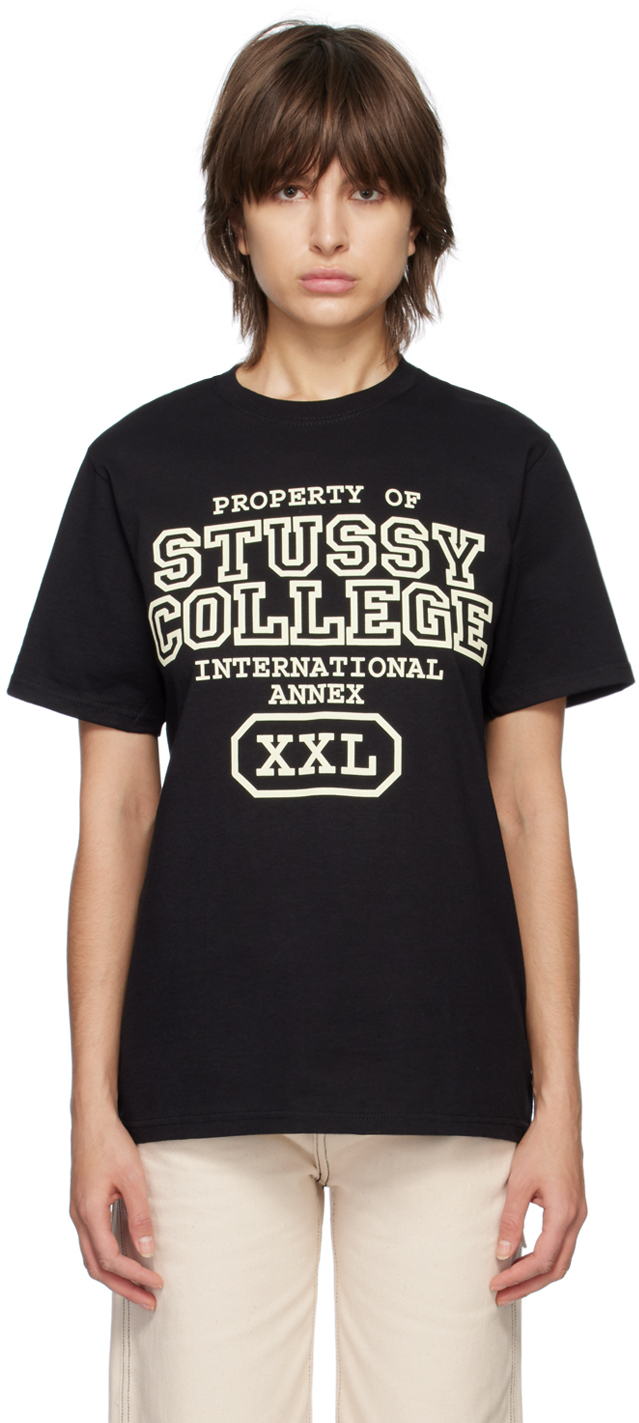 Stüssy Black 'Property Of' T-Shirt Stussy