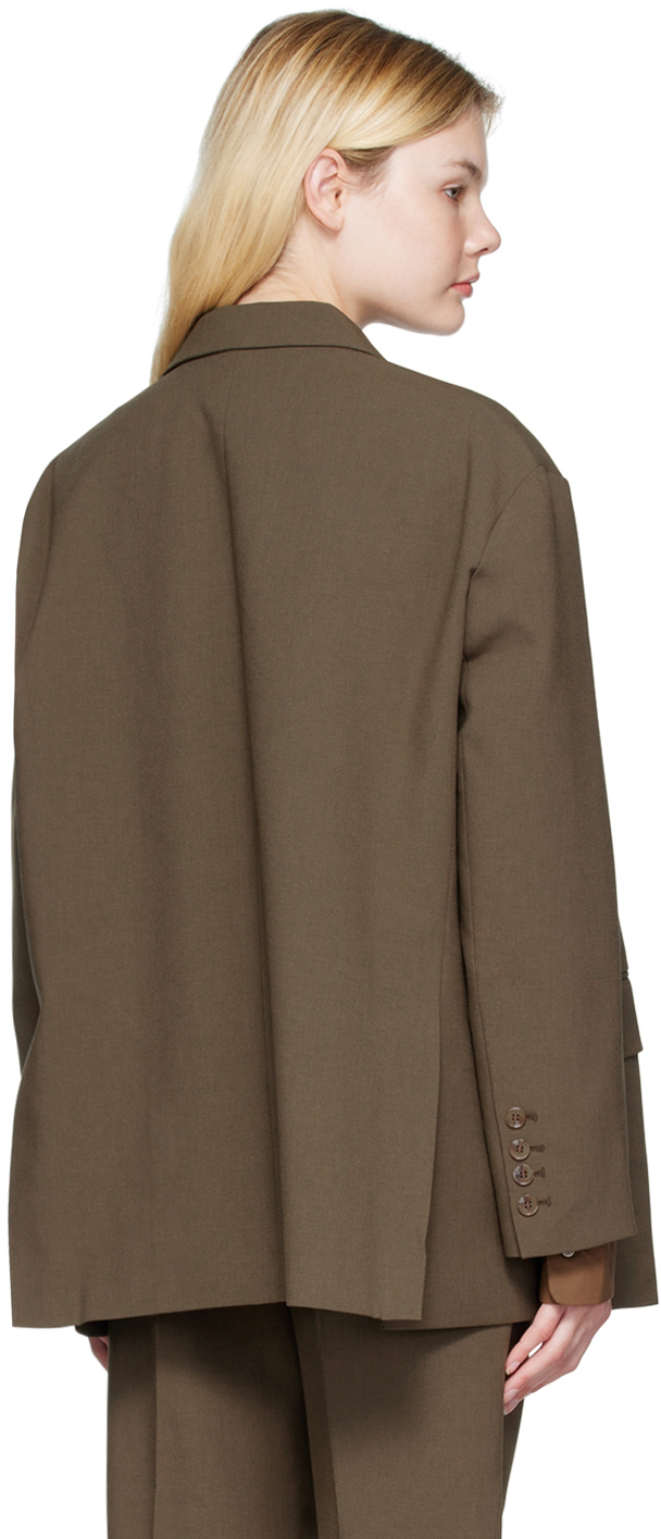 The Frankie Shop Brown Bea Blazer The Frankie Shop