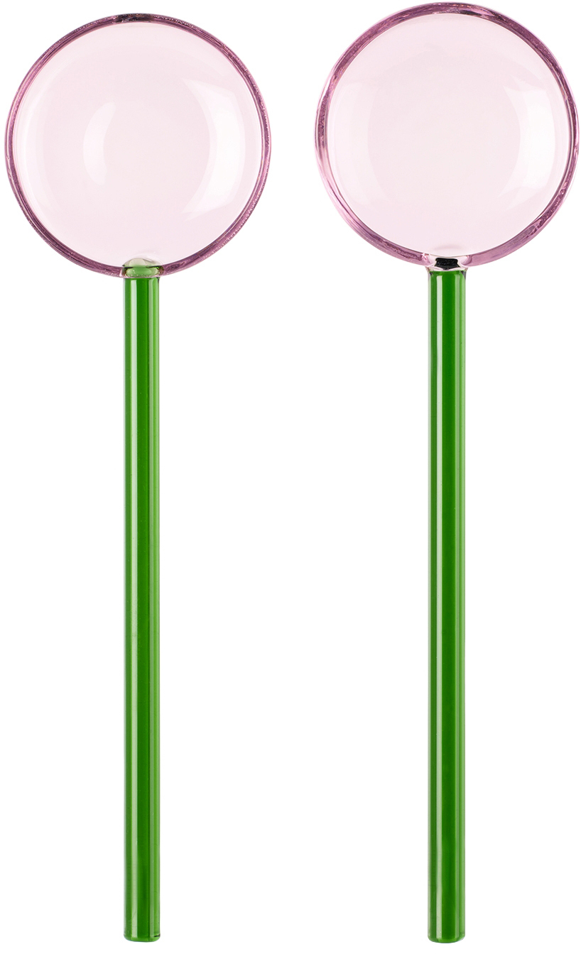 Fazeek Green & Pink Salad Servers Fazeek