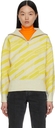 Isabel Marant Etoile Grey & Yellow Jacquard Edison Sweater