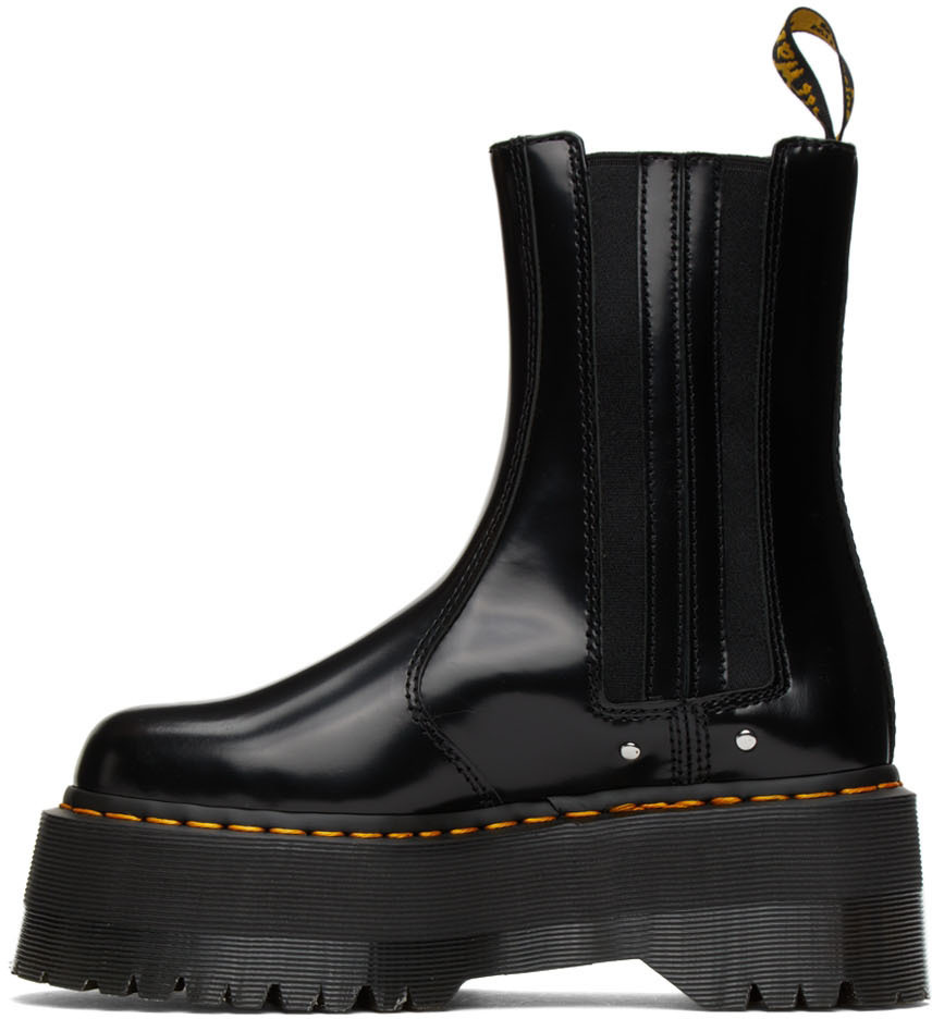 Dr. Martens Black 2976 Max Platform Chelsea Boots Dr. Martens