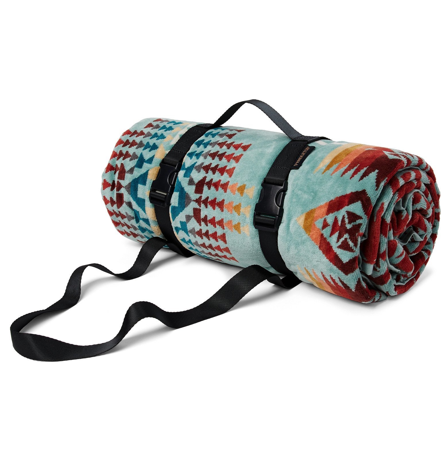 Pendleton CottonTerry Jacquard Blanket Blue Pendleton